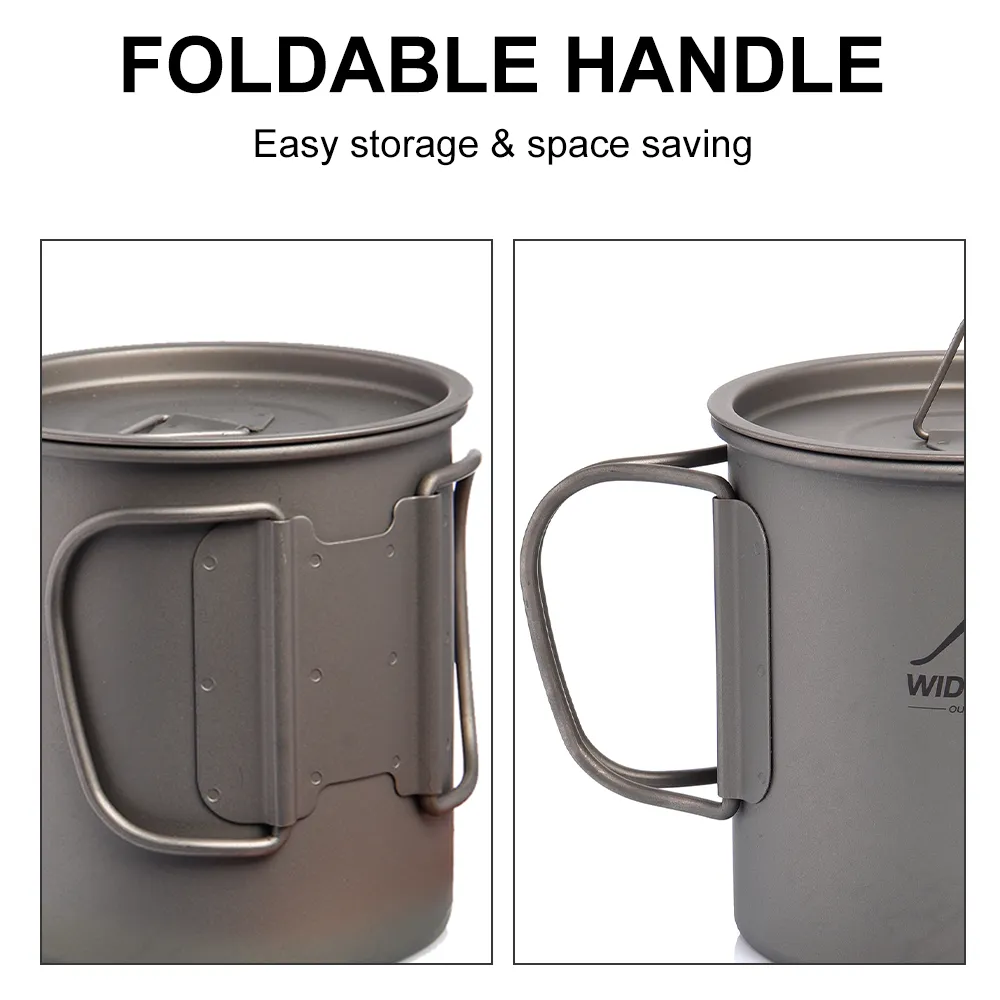 Widesea Camping Mug Titanium C - Quechua Camping Cooking Set recension och pris