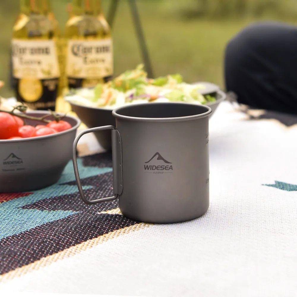 Widesea Camping Mug Titanium C - Quechua Camping Cooking Set recension och pris