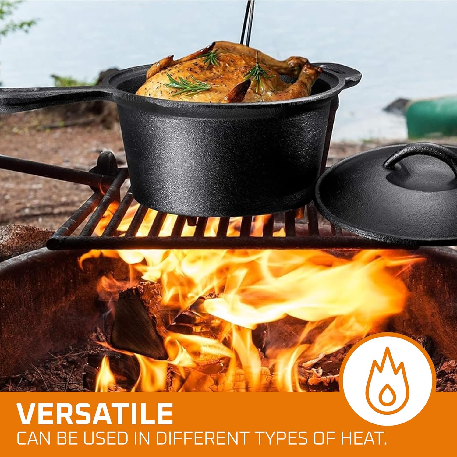 Camping Cooking Set Of 7. Pre  - Camping Cooking Dutch Oven recension och pris