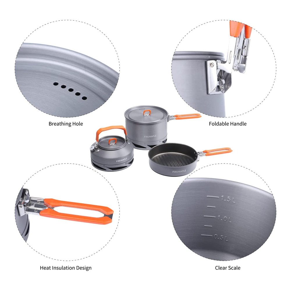 Fire Maple Camping Cookware Ut - Camping Cooking Trangia recension och pris