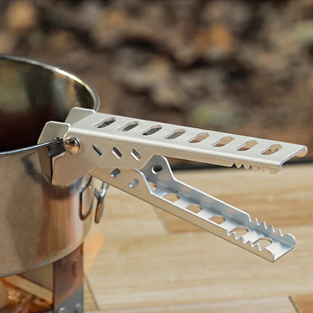 Aluminium Anti-hot Alloy Clip  - Camping Cooking Utensil Holder recension och pris