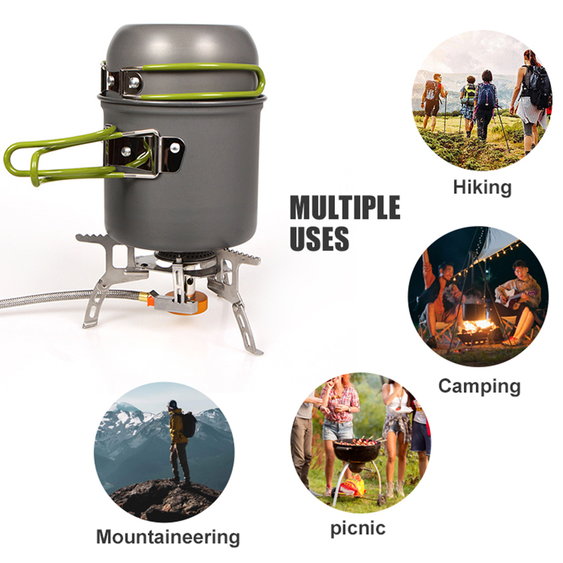 WESTTUNE Camping Pot Hiking Co - Quechua Camping Cooking Set recension och pris