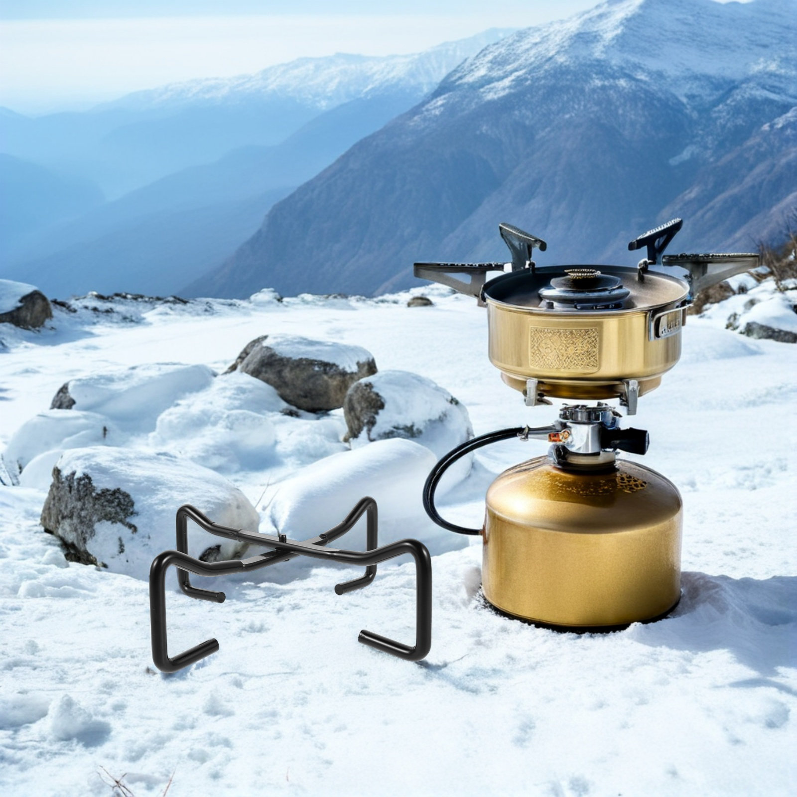 Dutch Oven Cast Iron Folding L - Camping Cooking Dutch Oven recension och pris